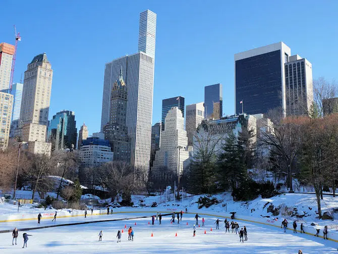 Ледовые катки в Нью-Йорке - Wollman Rink