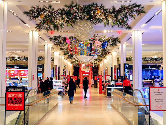 Macy’s в Нью Йорке - на Рождество