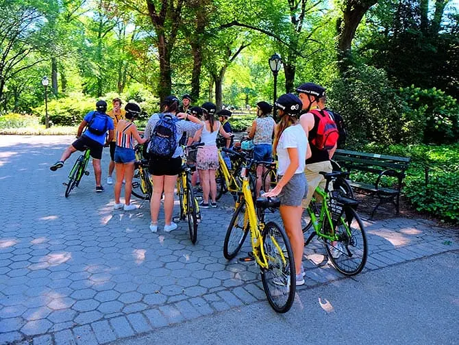 Central Park в Нью-Йорке - Велосипедная прогулка с гидом