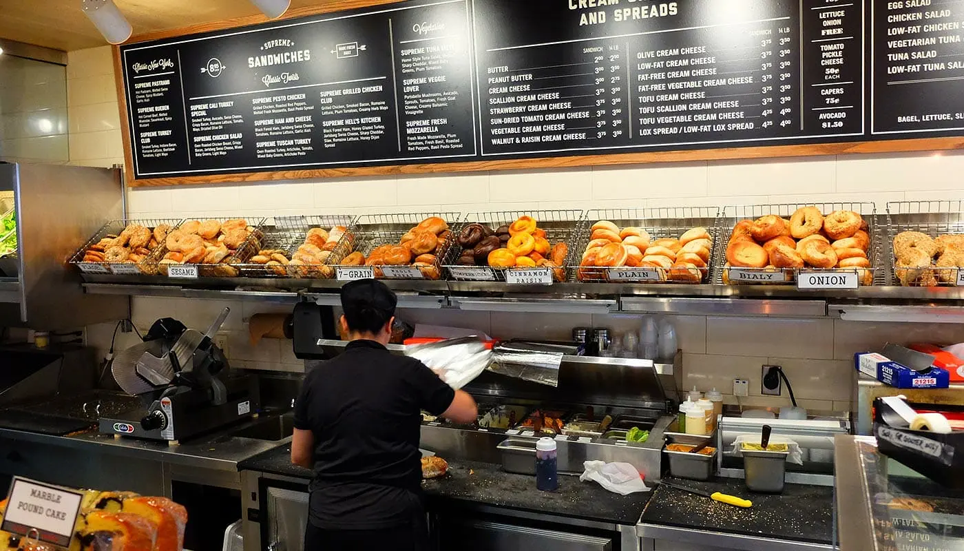 Лучшие бейглы в Нью-Йорке - Pick A Bagel
