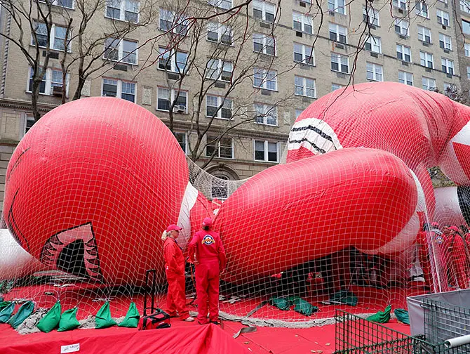 Парад Macy’s в День благодарения - Надувные фигуры