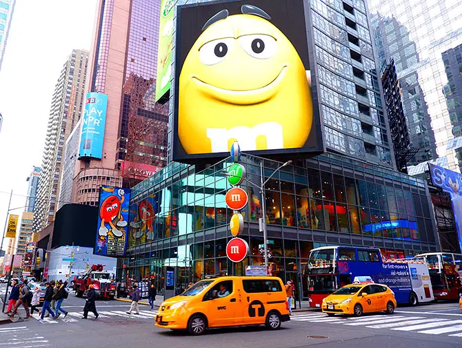 Магазин M&M's на Таймс-сквер