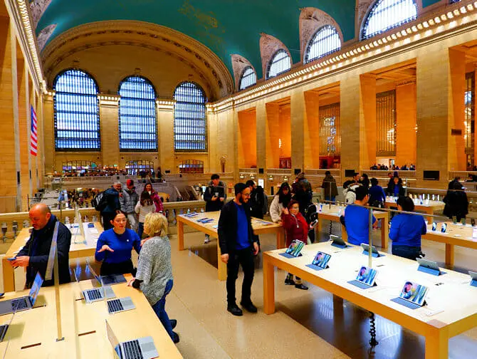 Магазин Apple в Нью-Йорке - на Центральном вокзале