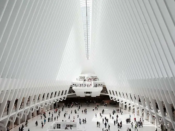 Торговый центр Westfield World Trade Center в Нью-Йорке - Архитектура