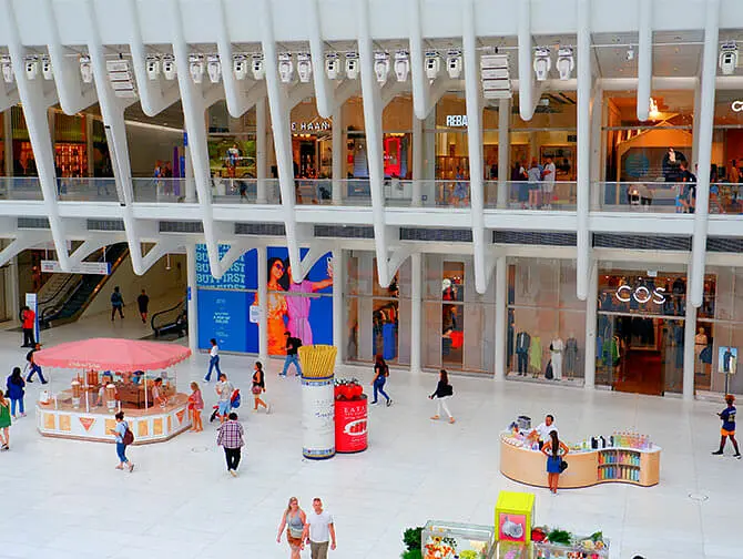 Торговый центр Westfield World Trade Center в Нью-Йорке