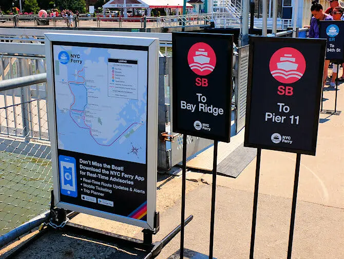 NYC Ferry в Нью-Йорке - маршруты