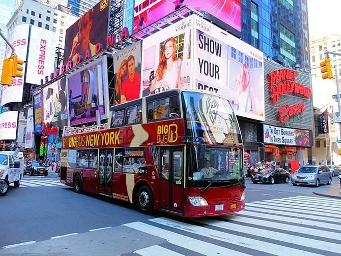 Отличие New York Explorer Pass от New York Pass - автобусные экскурсии