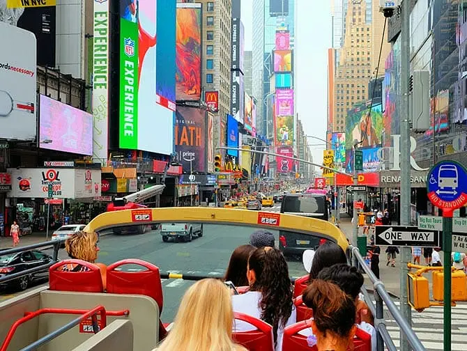 Разница между New York Sightseeing Day Pass и New York Pass - Экскурсионный автобус в Нью-Йорке