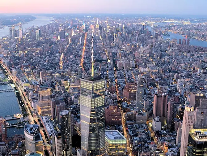Вечерняя вертолетная экскурсия в Нью-Йорке - Freedom Tower