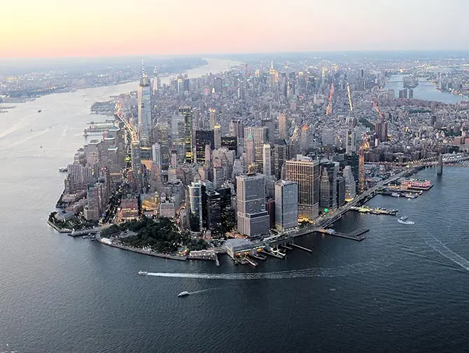 Вечерняя вертолетная экскурсия в Нью-Йорке - Manhattan