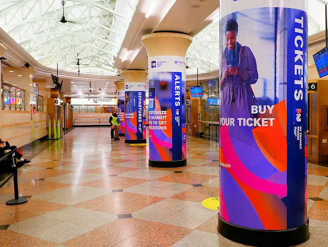 Пенсильванский вокзал в Нью-Йорке - NJ Transit