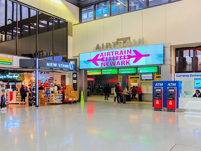 Международный аэропорт Ньюарк Либерти - Newark Airport AirTrain