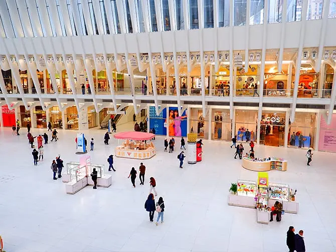 Oculus в Нью-Йорке - Торговый центр One World Trade Center