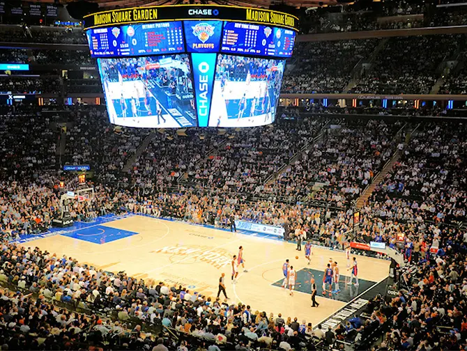 Билеты на матчи «Нью-Йорк Никс» - Игра в Madison Square Garden