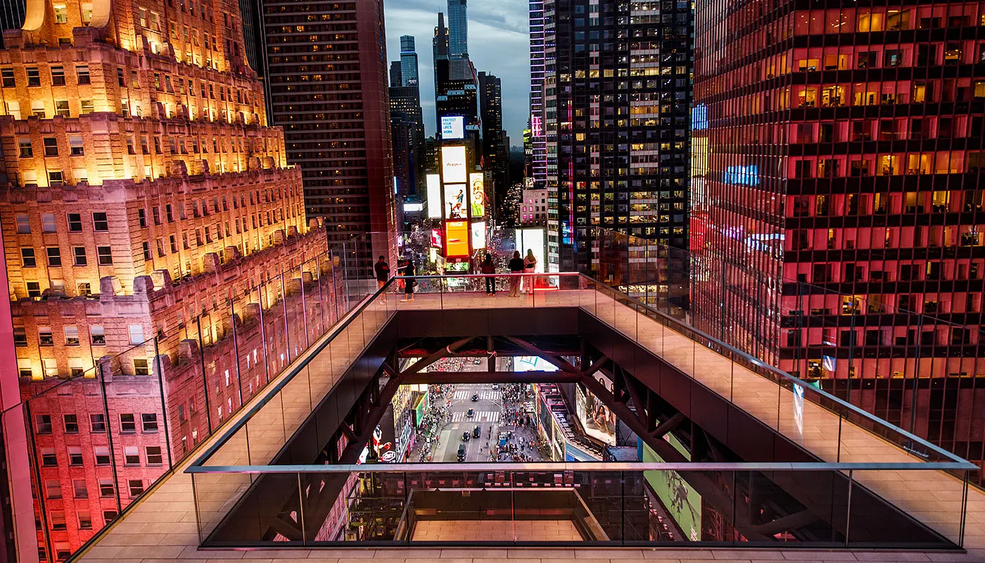 Лучшие смотровые площадки в Нью-Йорке - One Times Square