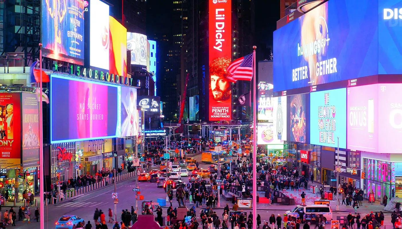 Маршрут по Нью-Йорку на 4 дня — прогуляйтесь по Times Square в первый вечер в Нью-Йорке