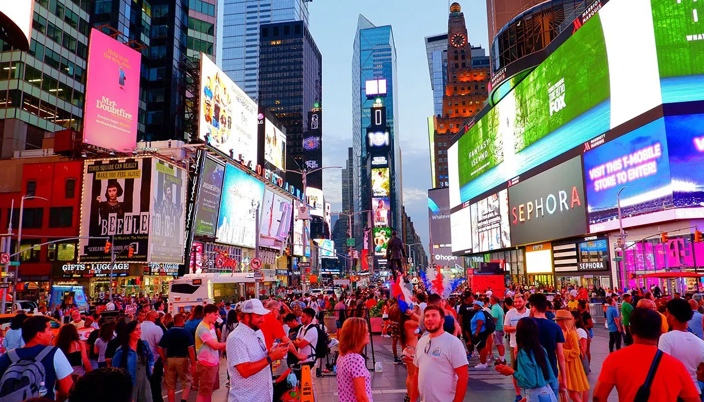Маршрут на 5 дней в Нью-Йорке — исследуйте Times Square