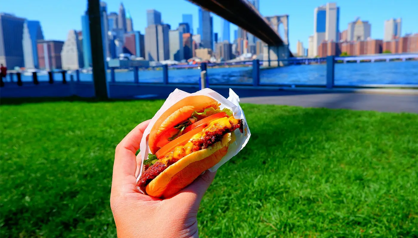Shake Shack в Нью-Йорке - Бургер от Shake Shack